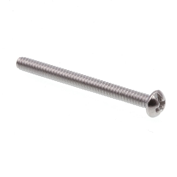 Prime-Line #6-32 x 1-1/2 in Slotted Round Machine Screw, 316 Stainless Steel, 25 PK 9003284 - main
